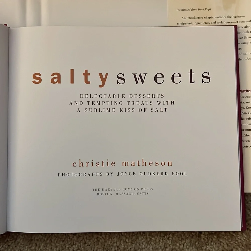 Salty Sweets by Christie Matheson